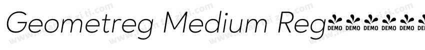 Geometreg Medium Reg字体转换